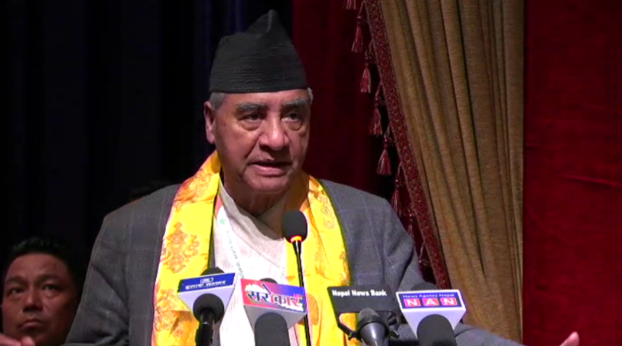 सबै मिलेर देश समृद्ध बनाउँ, झगडा गर्ने होइन - देउवा